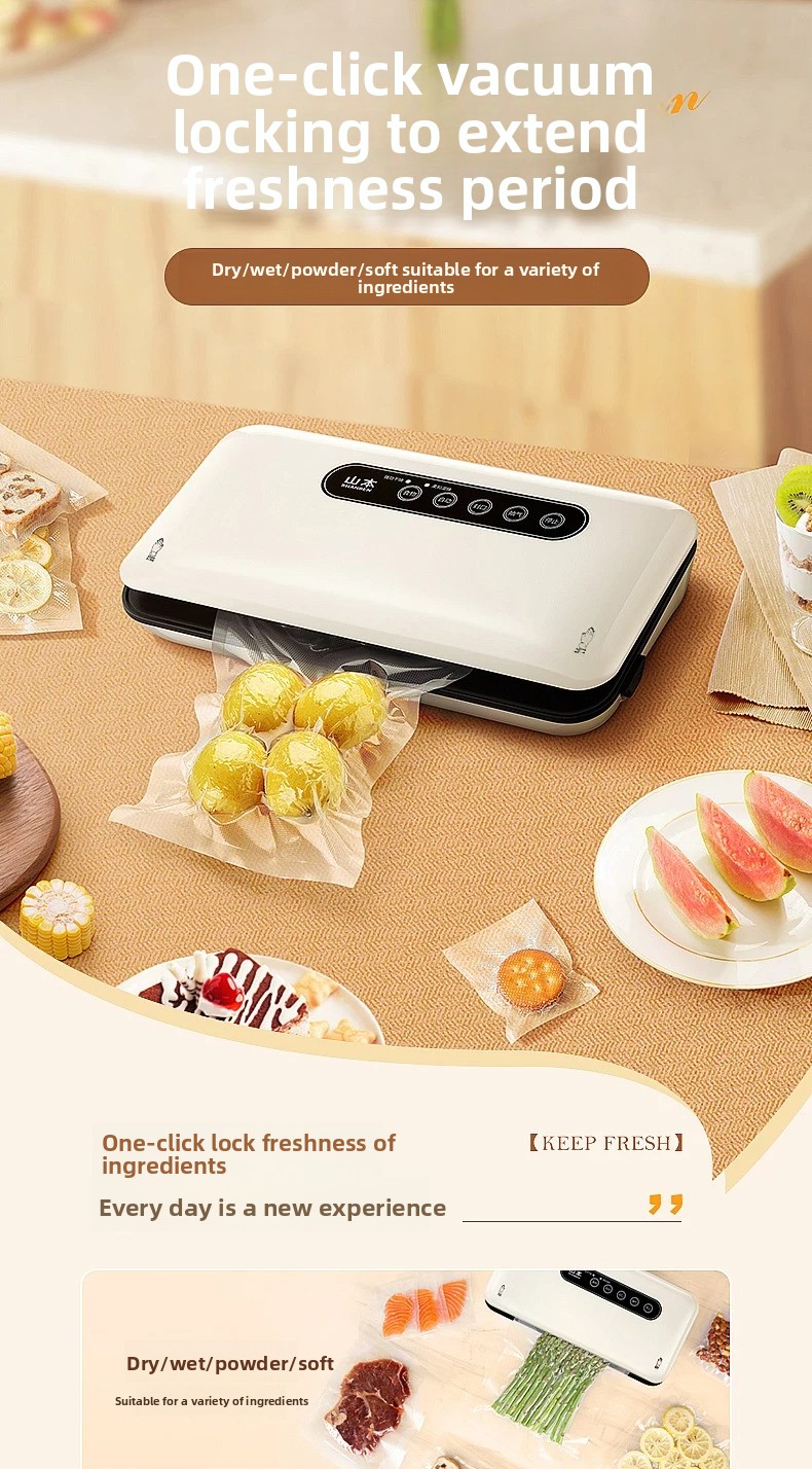 Mini Vacuum Sealer Machine Aut - огляд і ціна Food Vacuum Sealer Machine