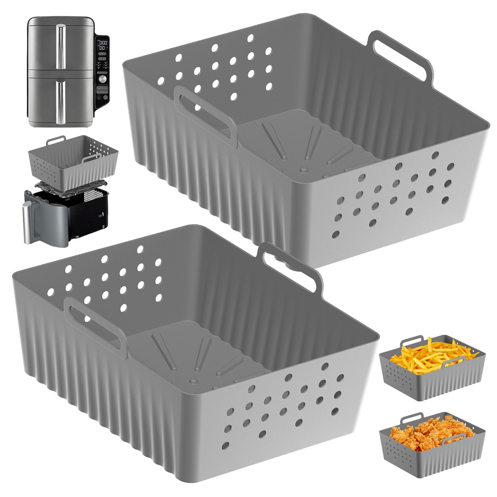 NEW HOT In Stock-2PCS Air Frye - огляд і ціна Air Fryer Silicone Pot Liner