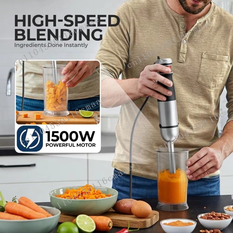 6-in-1  1200W Powerful Hand Bl - огляд і ціна Immersion Hand Blender Set