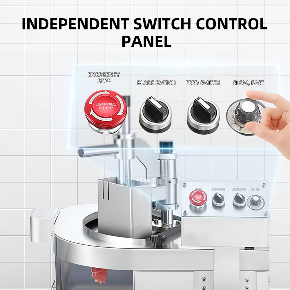 RC-QR-250T Fresh Meat Slicer F - огляд і ціна Automatic Meat Slicer Home