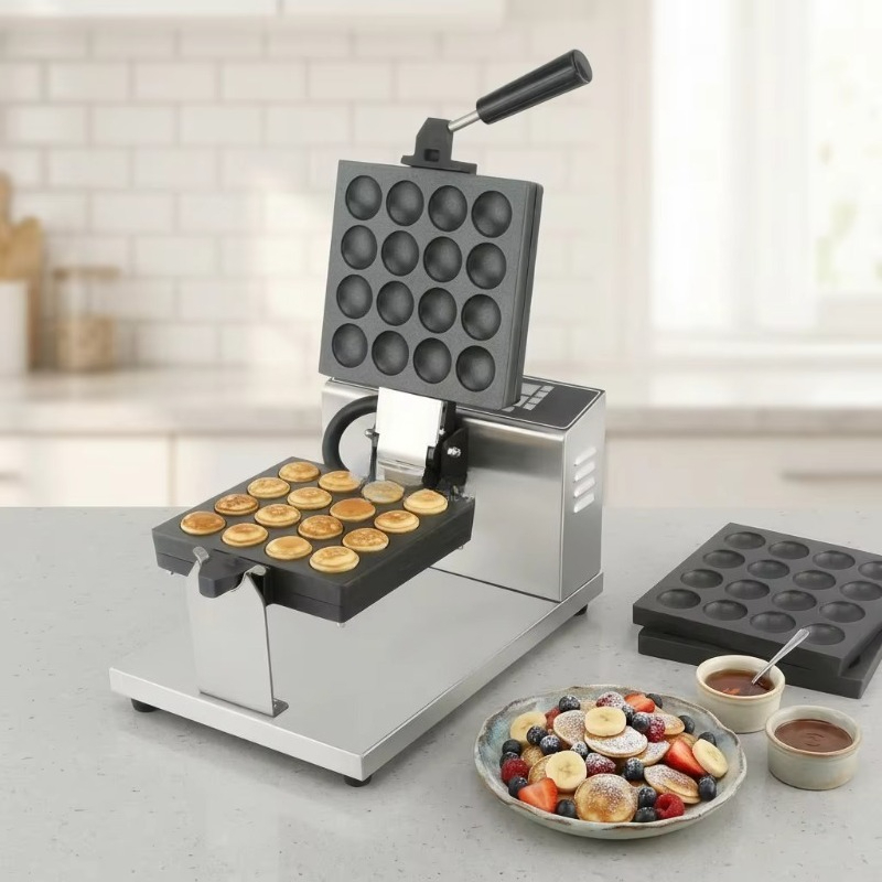 Nonstick Poffertjes Machine 16 - огляд і ціна Mini Waffle Maker Machine