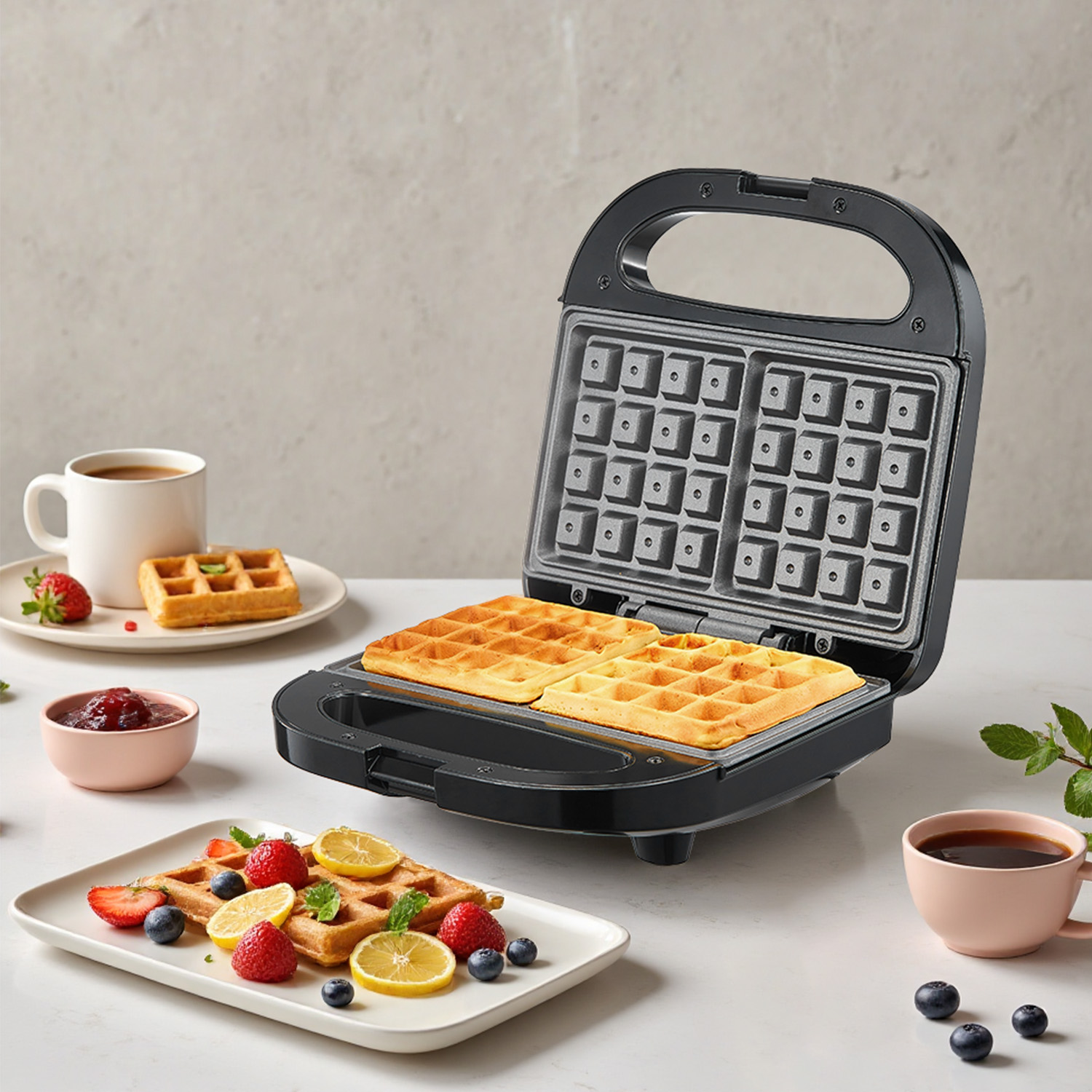 2-Slice Belgian Waffle Maker,  - огляд і ціна Mini Waffle Maker Machine