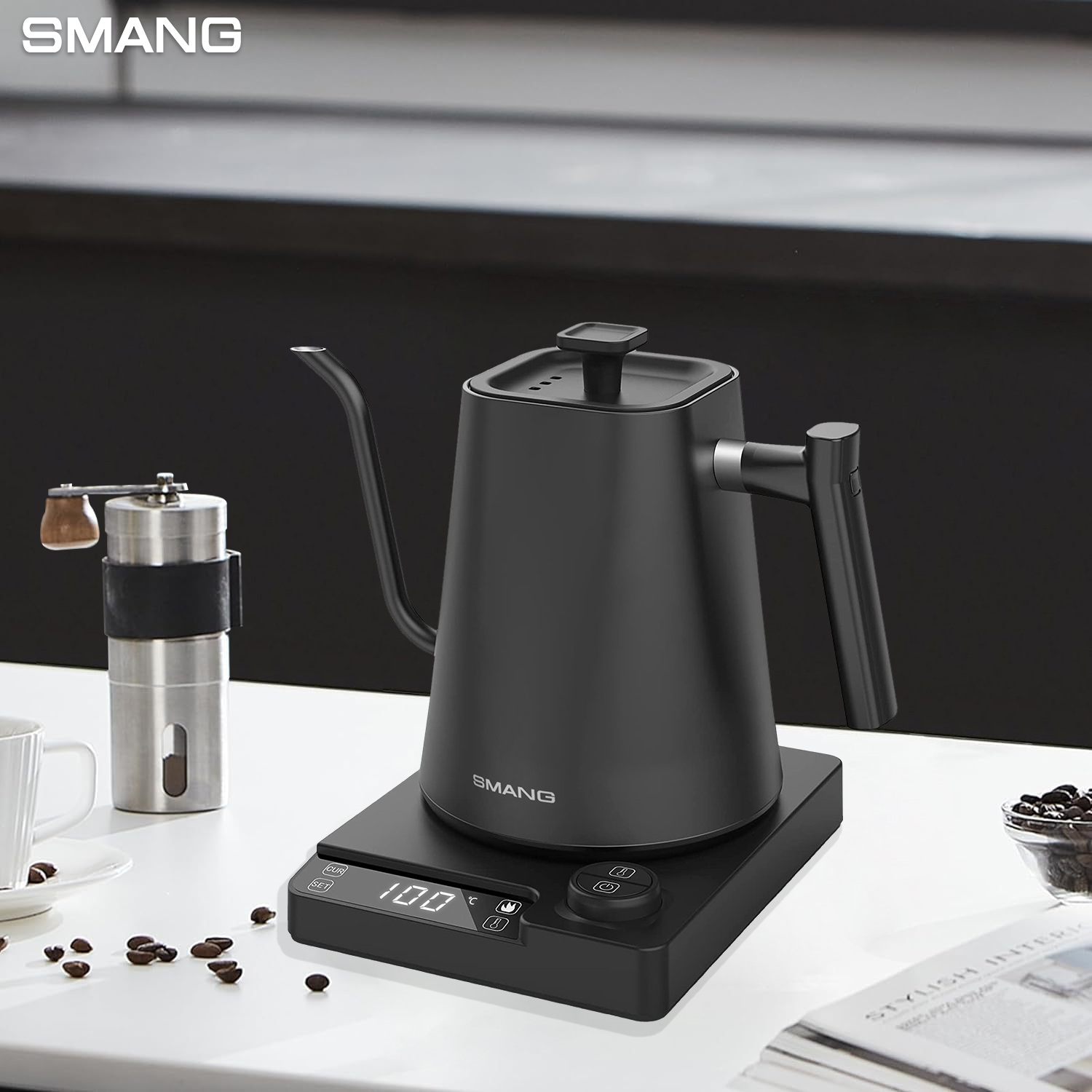 SMANG 1200W Gooseneck Electric - огляд і ціна Electric Kettle Temperature Control