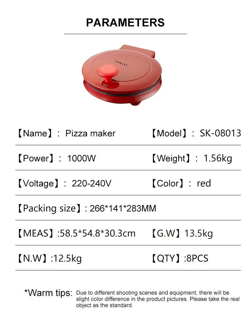 110V Electric Pizza Machine, D - огляд і ціна Mini Waffle Maker Machine
