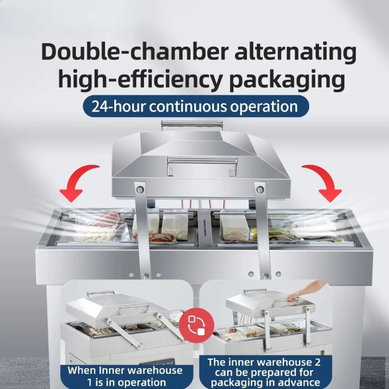 Double Chamber Vacuum Machine  - огляд і ціна Food Vacuum Sealer Machine