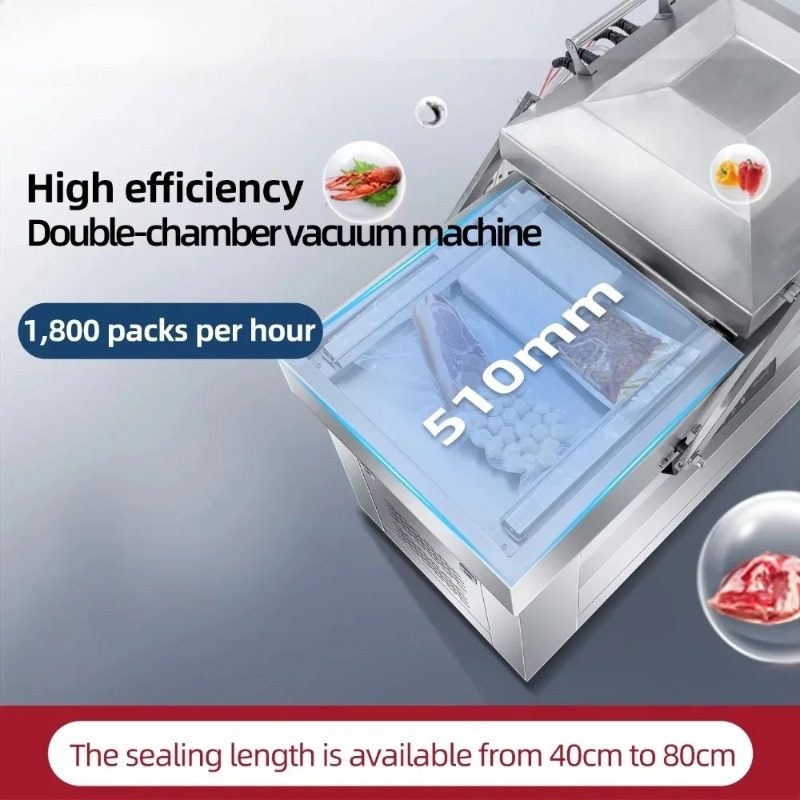 Double Chamber Vacuum Machine  - огляд і ціна Food Vacuum Sealer Machine