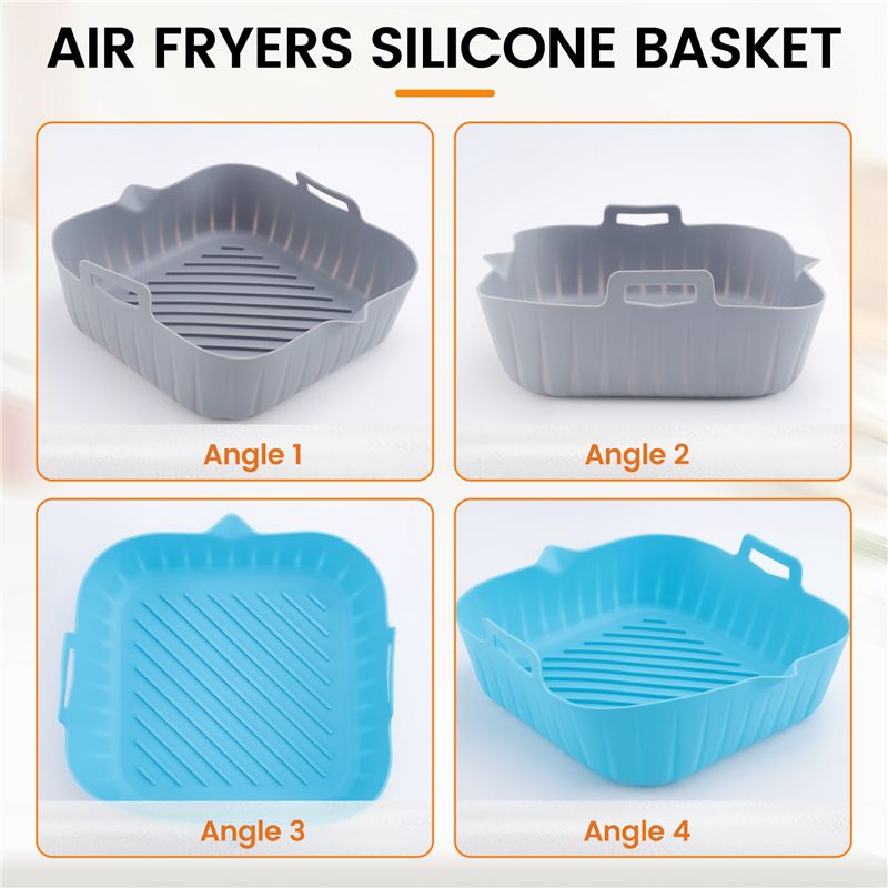 NEW HOT In Stock-2 Pcs Large A - огляд і ціна Air Fryer Silicone Pot Liner