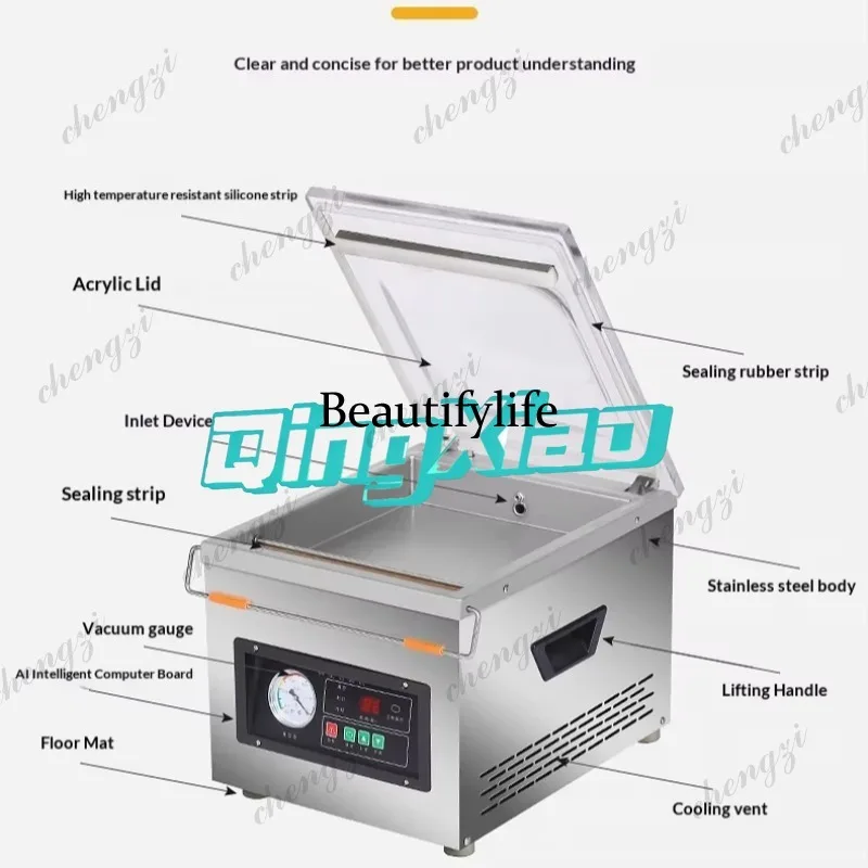 K182 Commercial Automatic Food - огляд і ціна Food Vacuum Sealer Machine